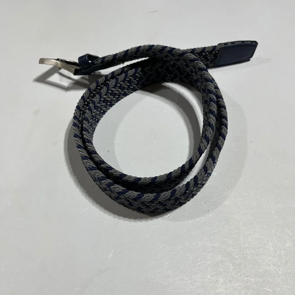 Adidas Mens Braided‎ Stretch Golf Belt Woven One Size Athletic Sporty Neutral